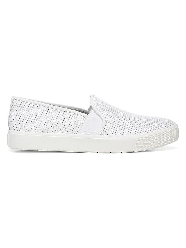 Womens Blair Perforated Leather Slip-On Sneakers Product Image