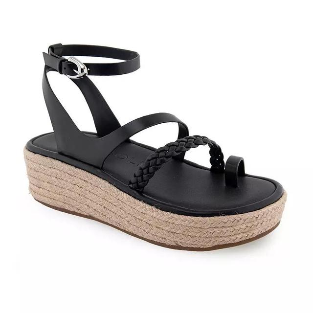 Womens Aerosoles Dolly Flatform Wedge Sandals Product Image