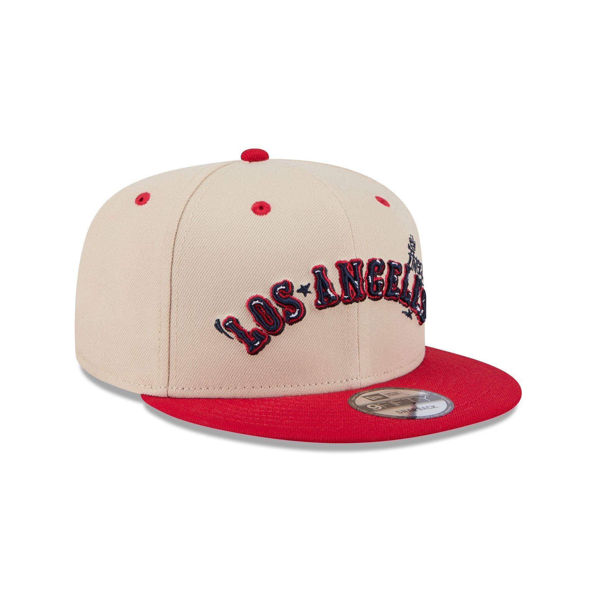 Los Angeles Angels Team Art 9FIFTY Snapback Hat Male Product Image