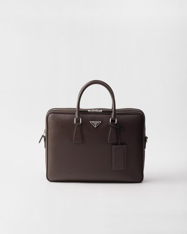 Saffiano leather briefcase Product Image