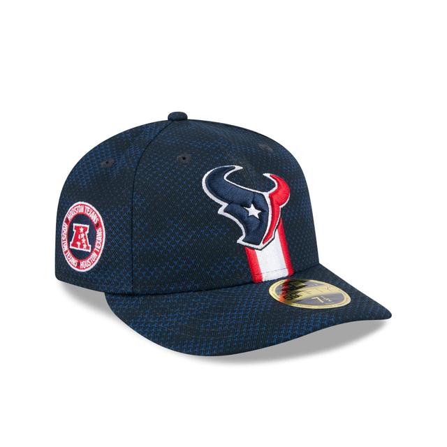 Houston Texans 2024 Sideline Low Profile 59FIFTY Fitted Hat Male Product Image