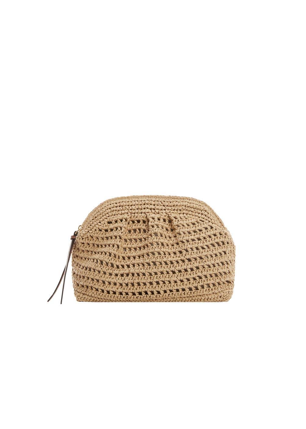 MANGO - Natural fiber handbag - One size - Women Product Image