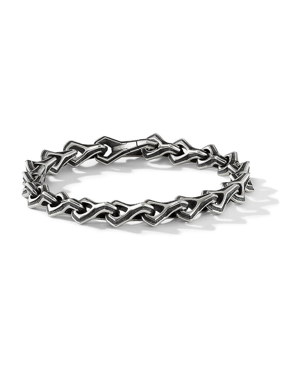 Mens Armory Chain Link Bracelet in Sterling Silver, 9.7MM Product Image