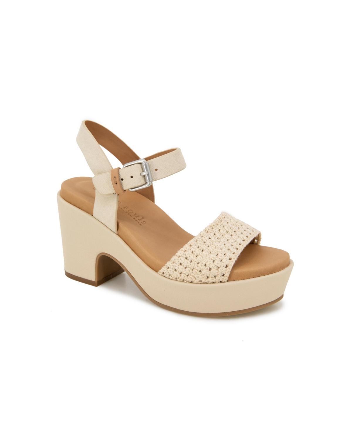 Gentle Souls by Kenneth Cole Womens Delilah Platform Block Heel Sandals Product Image