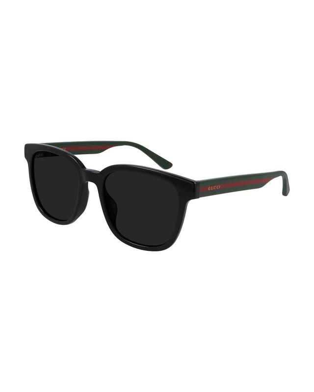 Mens Square Sunglasses with Signature Web Product Image