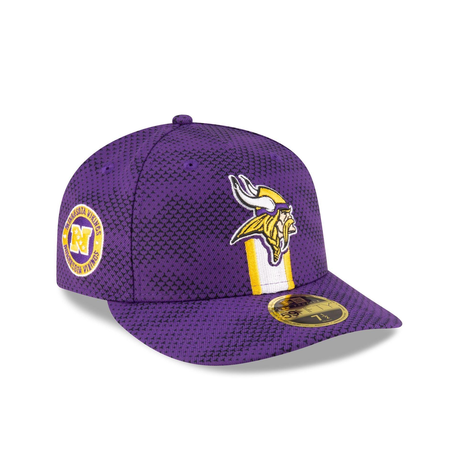 Minnesota Vikings 2024 Sideline Low Profile 59FIFTY Fitted Hat Male Product Image