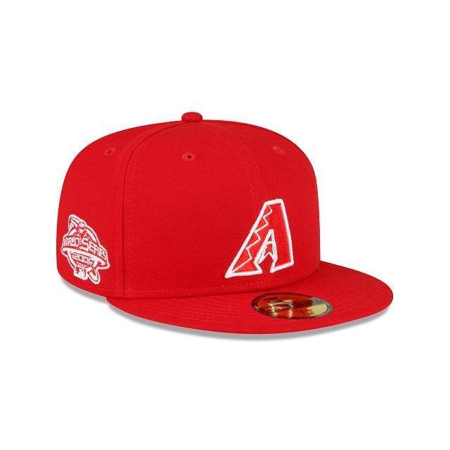 Arizona Diamondbacks Sidepatch Red 59FIFTY Fitted Hat Male Product Image