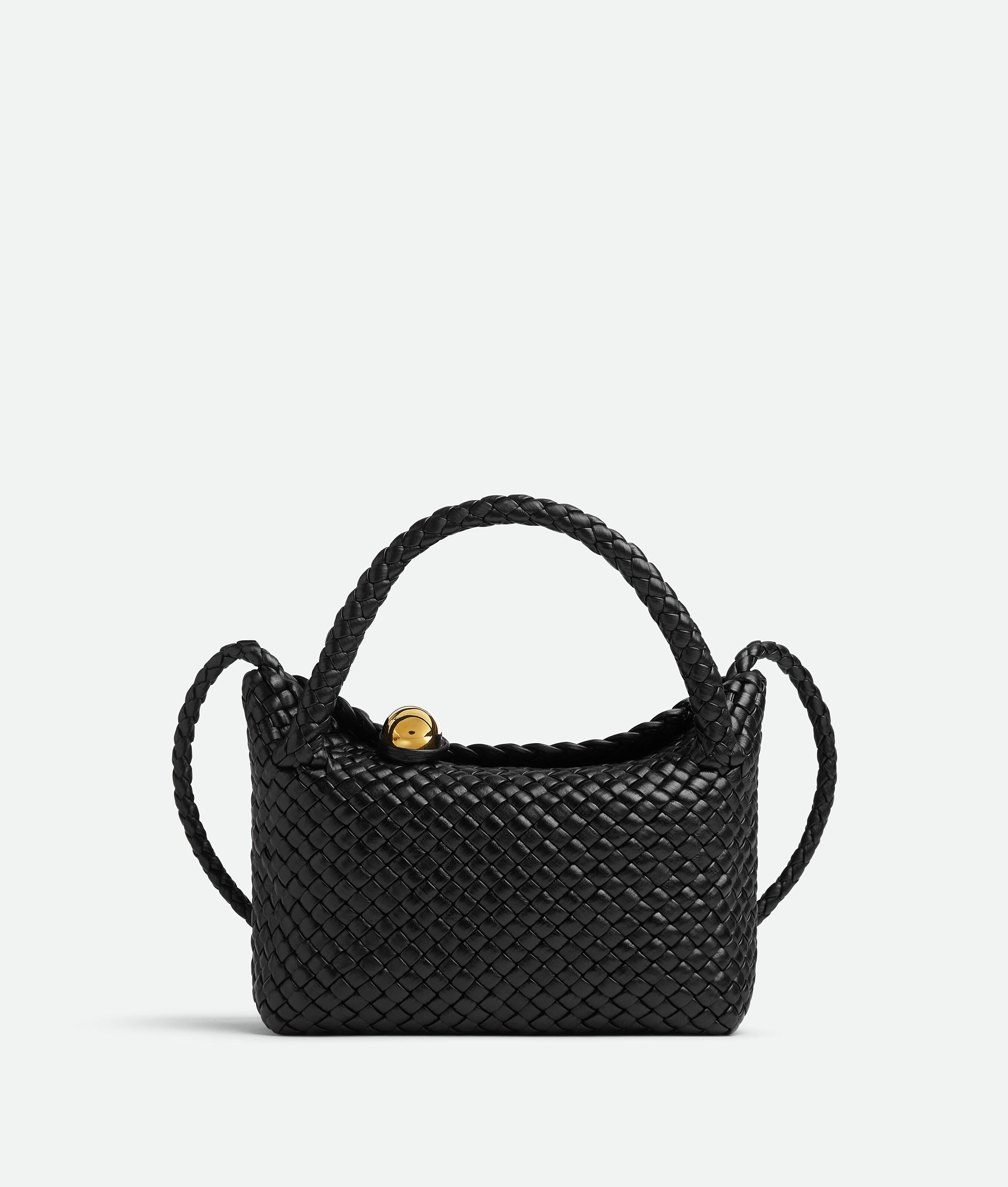 BOTTEGA VENETA Mini Tosca In Black-brass Product Image