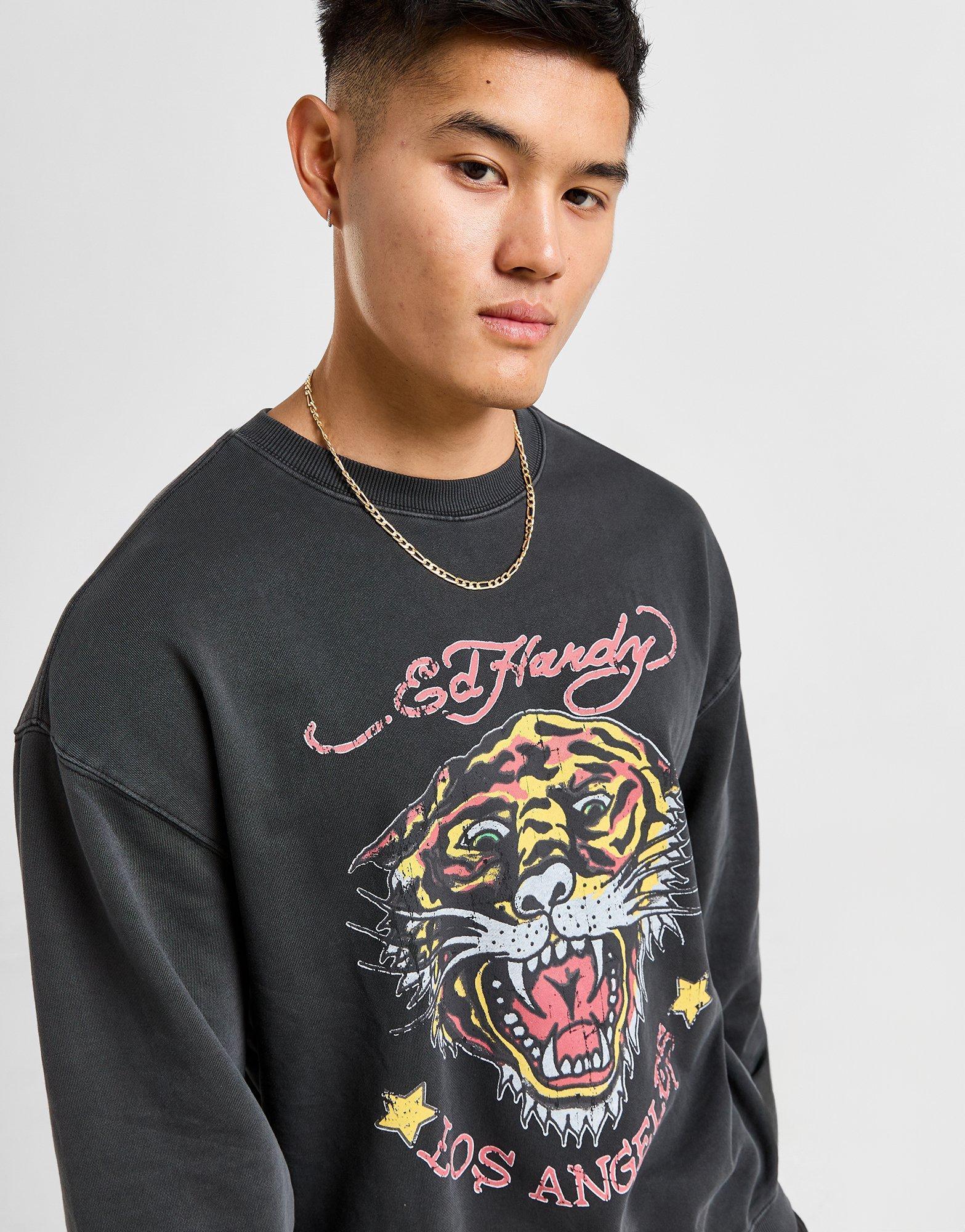 Ed Hardy Tiget Crew Sweatshirt Product Image