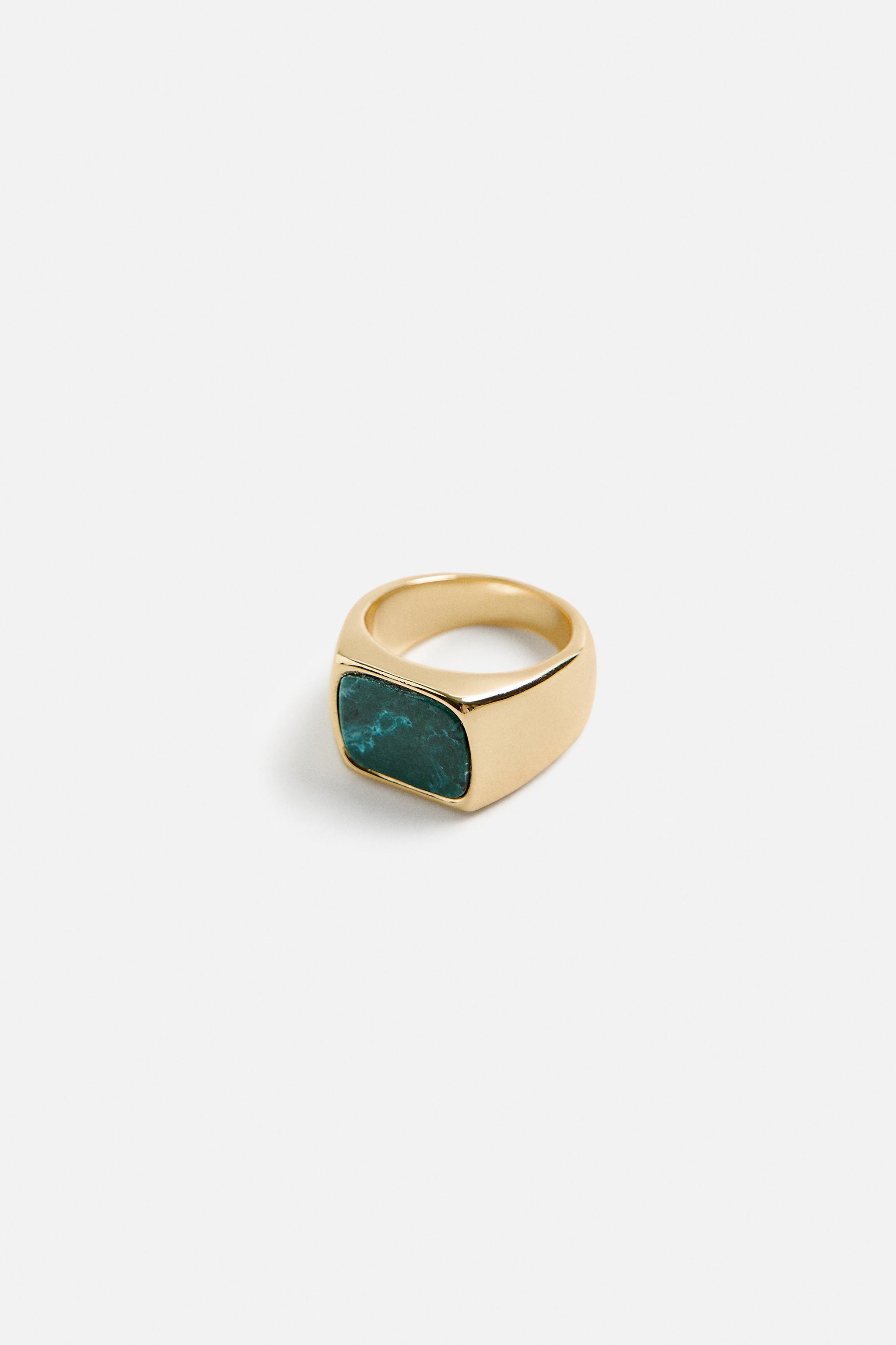 STONE SIGNET RING Product Image