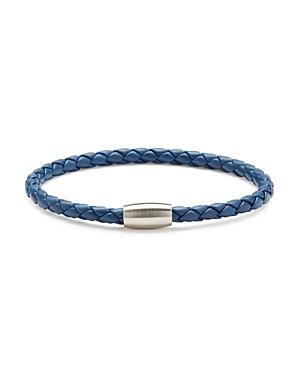 Mens Magnet Clasp Leather Bracelet Product Image