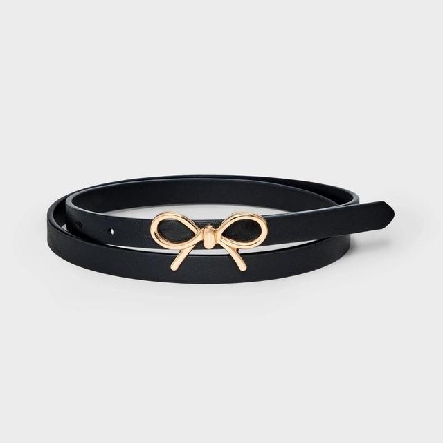 Womens Bow Buckle Belt - A New Day Product Image