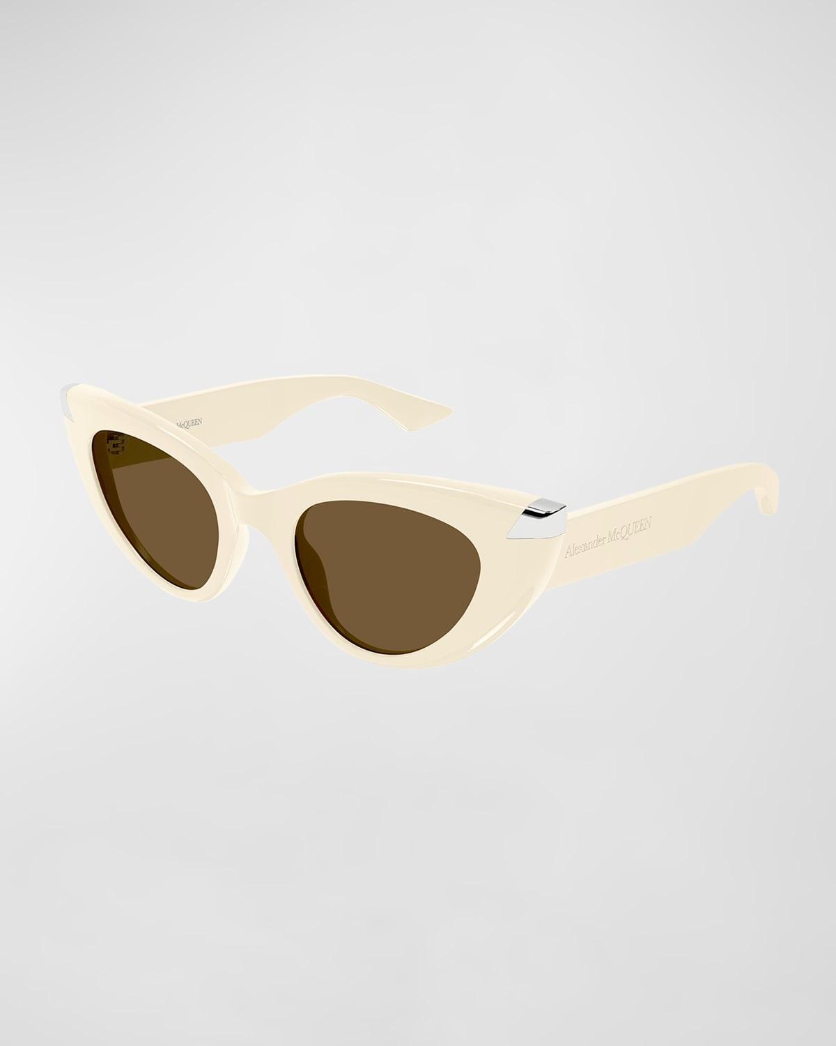 Sleek Acetate Cat-Eye Sunglasses Product Image