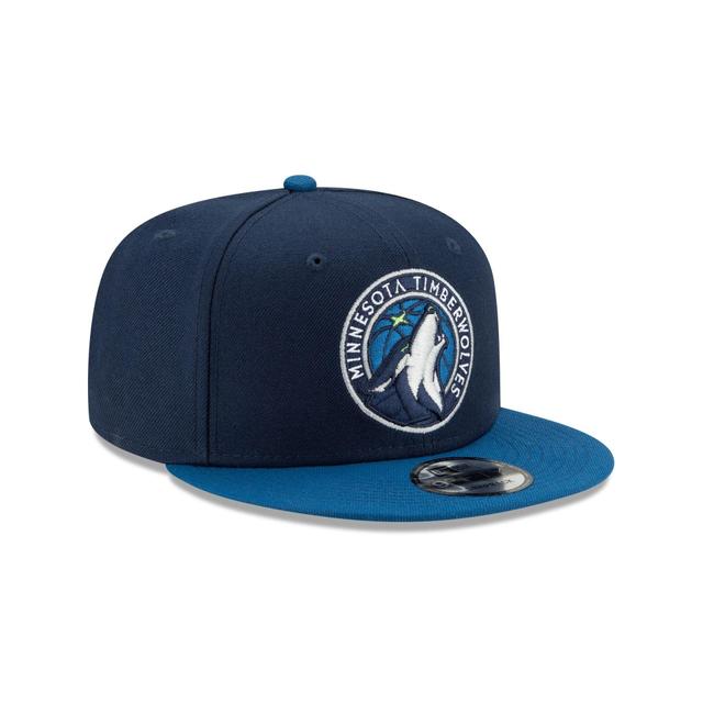 Minnesota Timberwolves Basic Two Tone 9FIFTY Snapback Hat Male Product Image