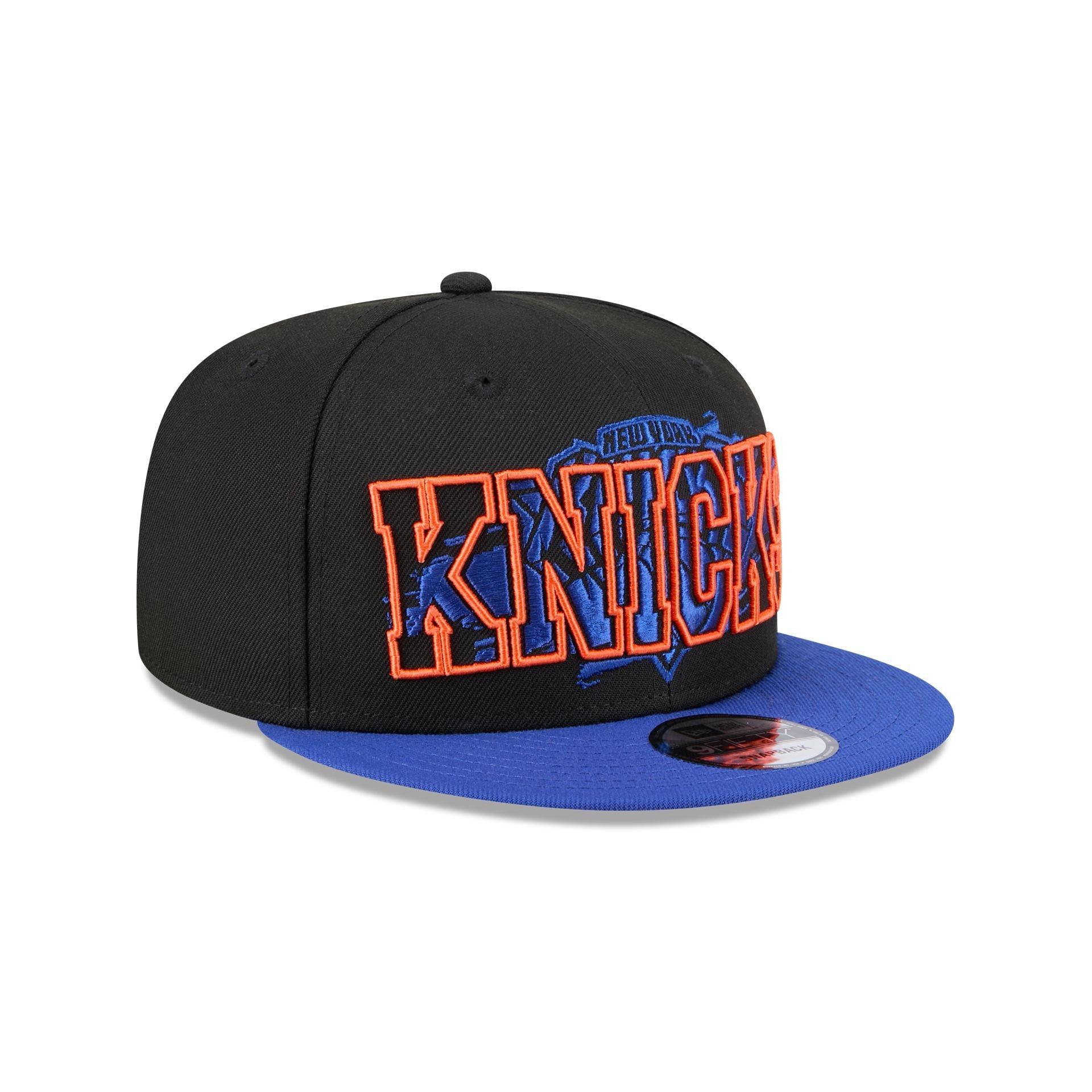 New York Knicks Splatter 9FIFTY Snapback Hat Male Product Image