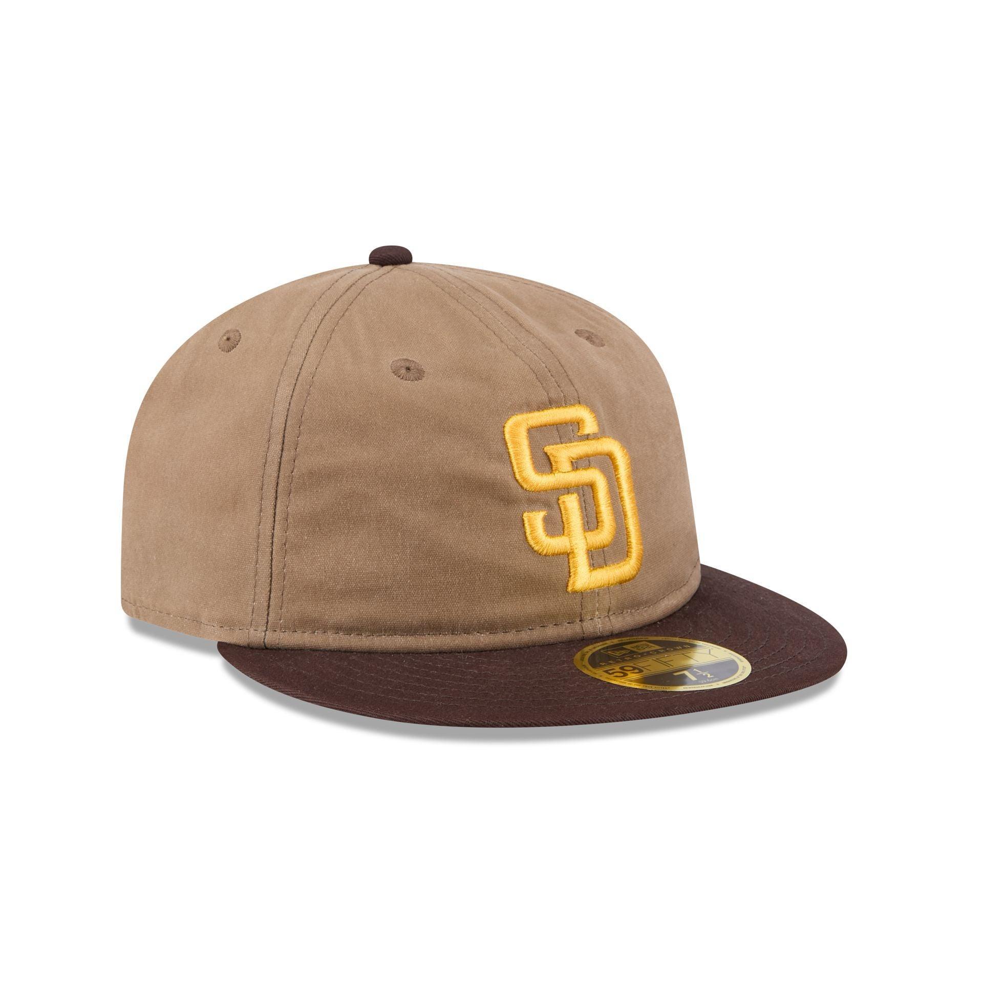 San Diego Padres Wax Canvas Retro Crown 59FIFTY Fitted Hat Male Product Image