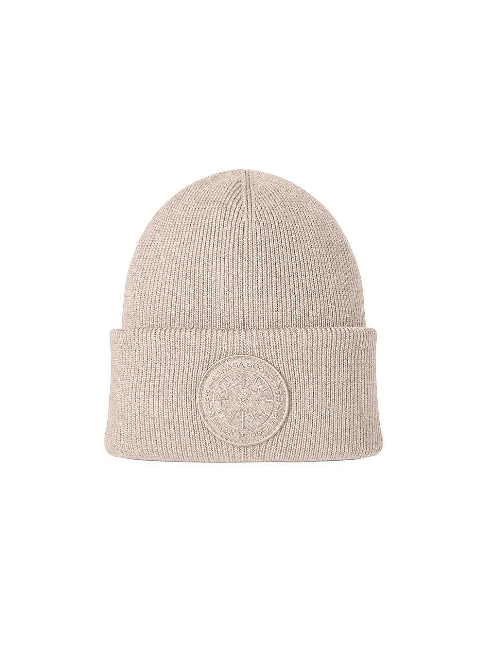 Womens Arctic Disc Rib-Knit Hat Product Image