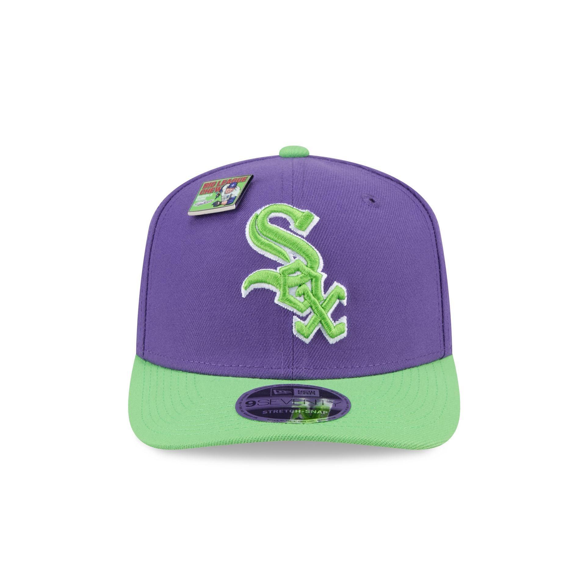 Big League Chew X Chicago White Sox Swingin' Sour Apple 9SEVENTY Stretch-Snap Hat Male Product Image