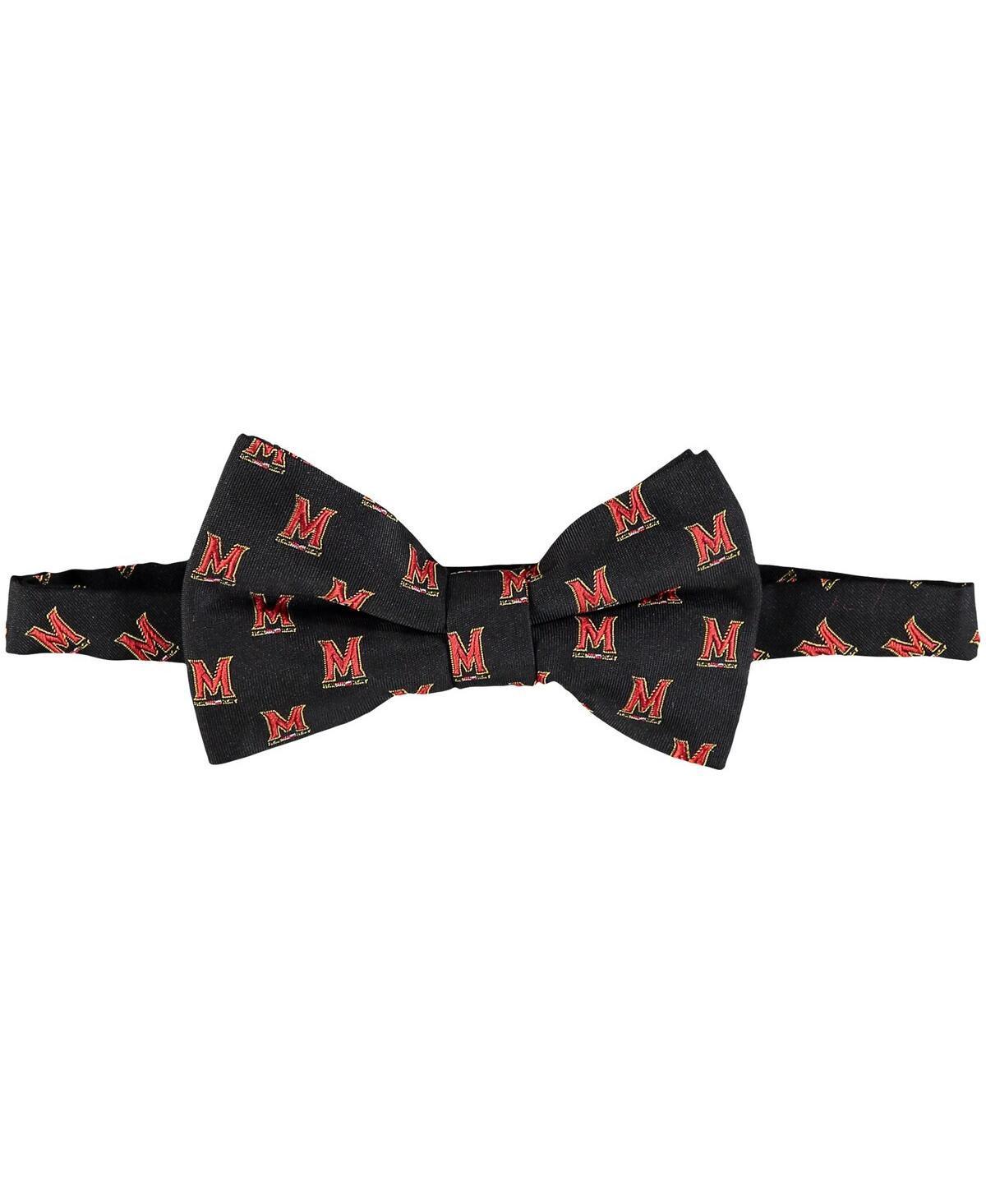 Mens Black Maryland Terrapins Repeat Bow Tie Product Image