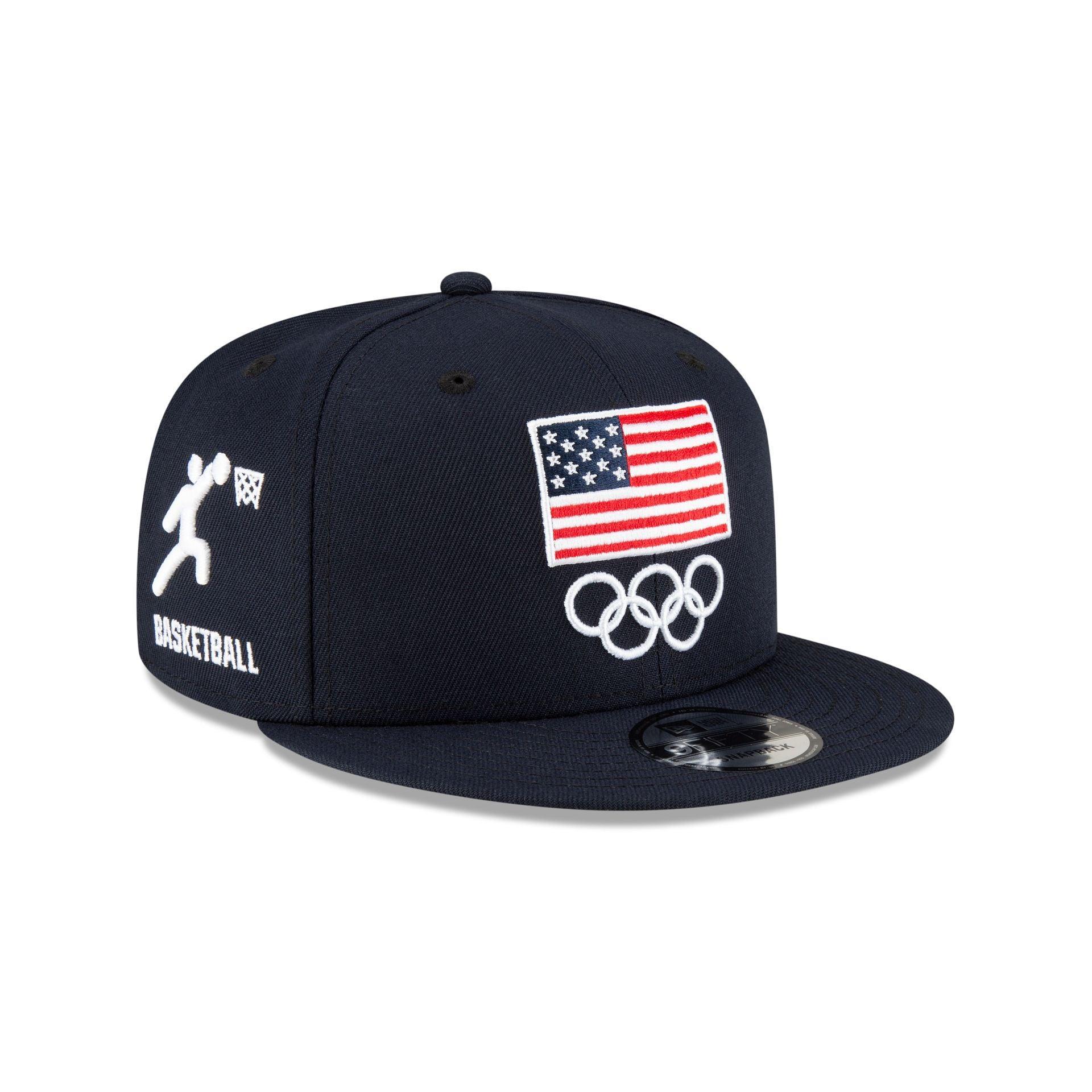 Team USA Basketball Navy 9FIFTY Snapback Hat Male Product Image