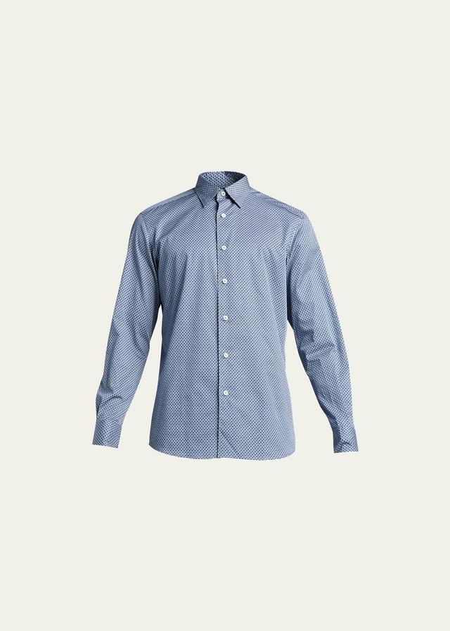 Mens Avio Geo-Print Sport Shirt Product Image