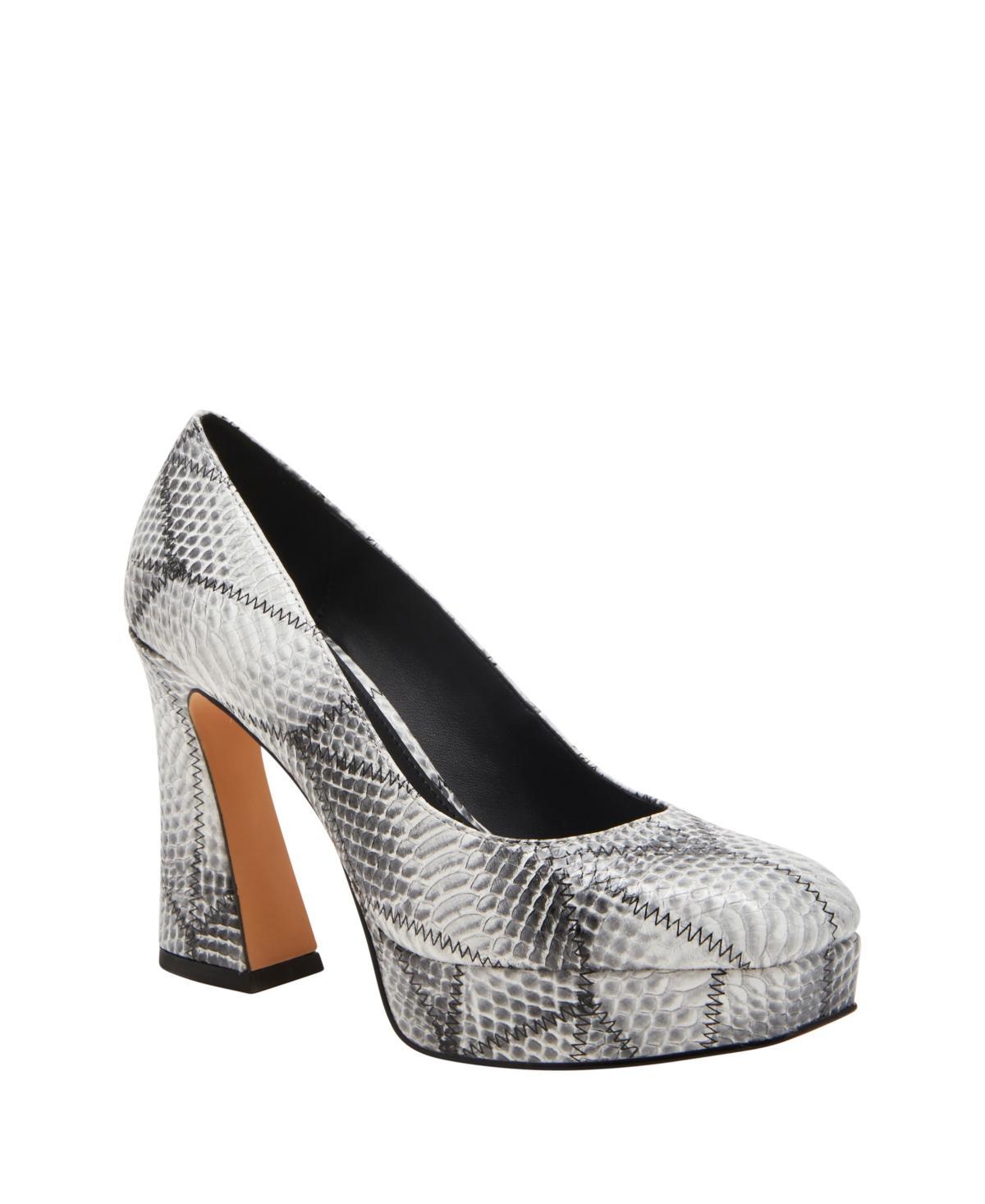 Katy Perry Womens Square Architectural Heel Pumps Product Image