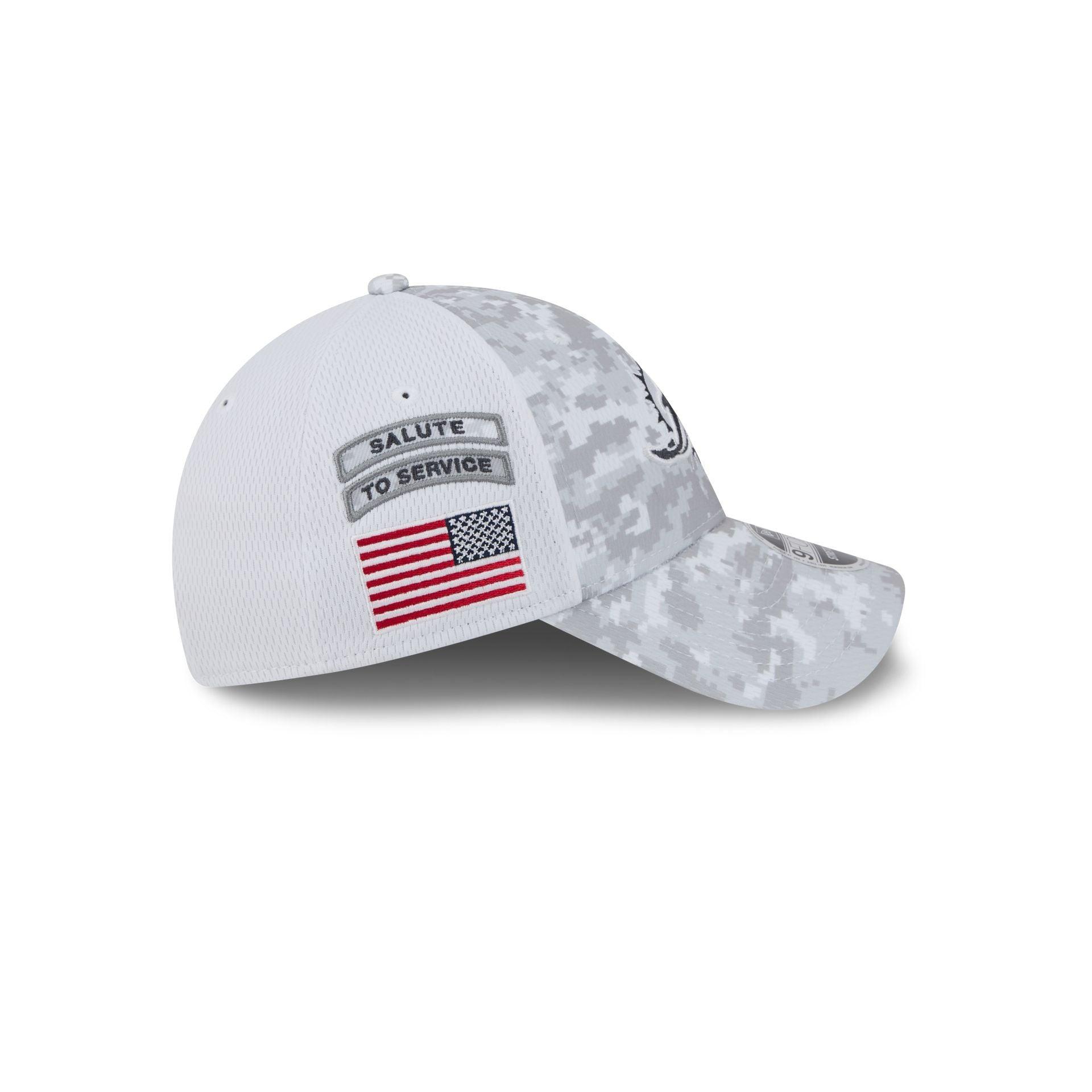 Miami Dolphins 2024 Salute to Service 9FORTY Stretch-Snap Hat Male Product Image