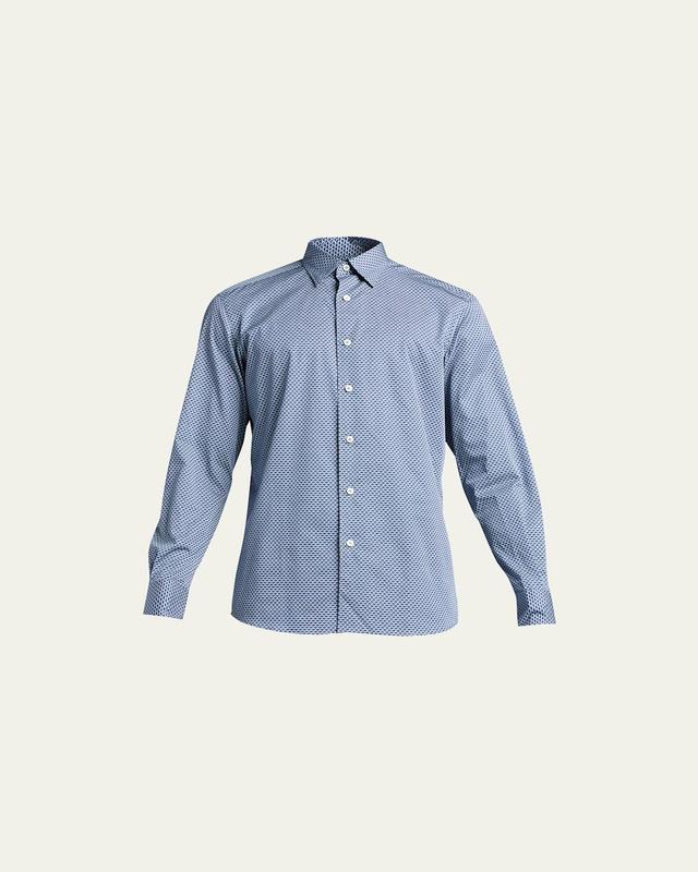 Mens Avio Geo-Print Sport Shirt Product Image