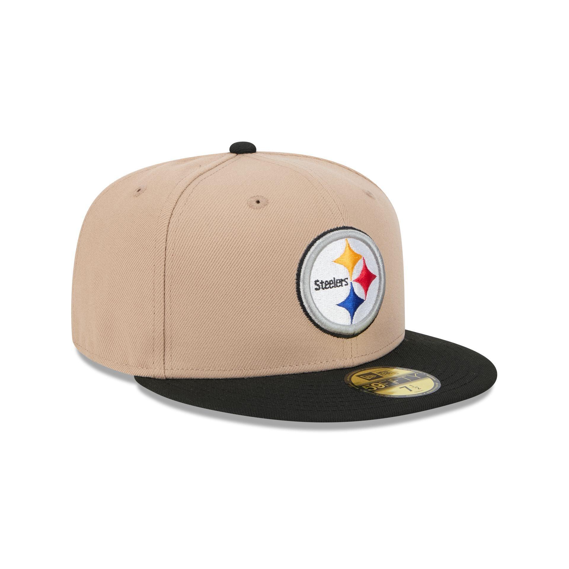 Pittsburgh Steelers Camel 59FIFTY Fitted Hat Male Product Image