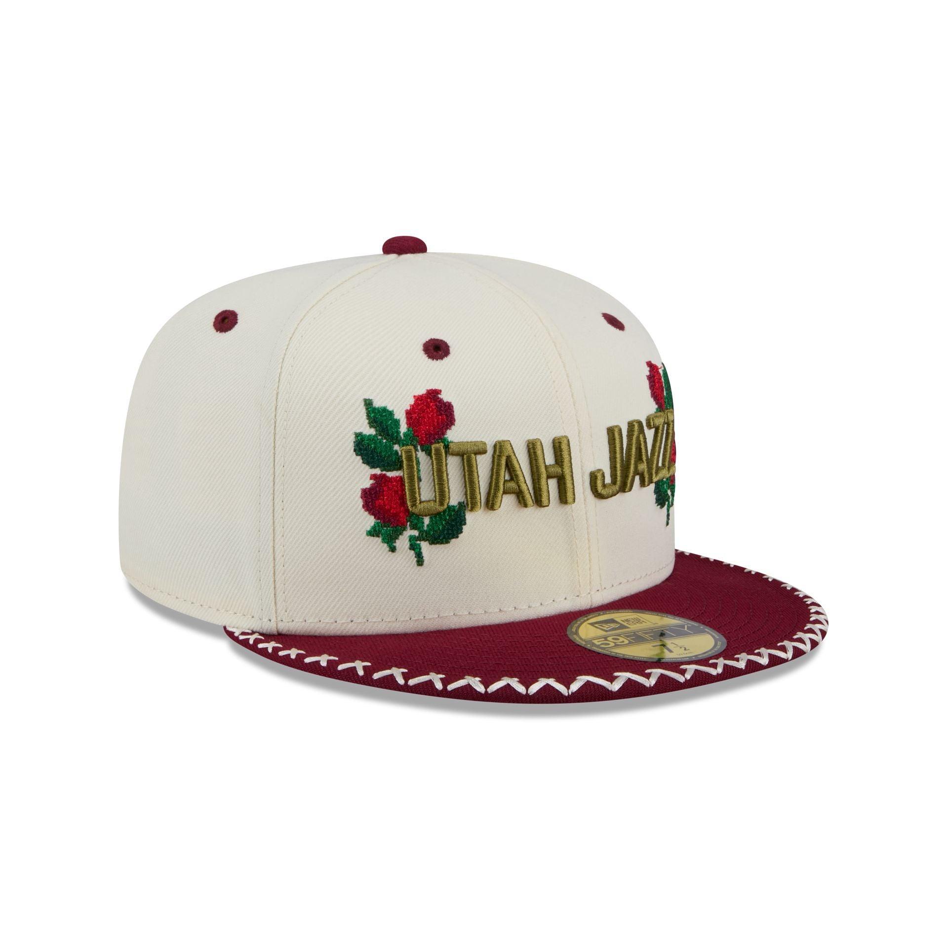 Utah Jazz Novelty Stitch 59FIFTY Fitted Hat Male Product Image