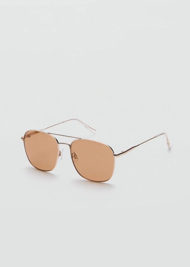 MANGO - Metallic frame sunglasses - One size - Women Product Image