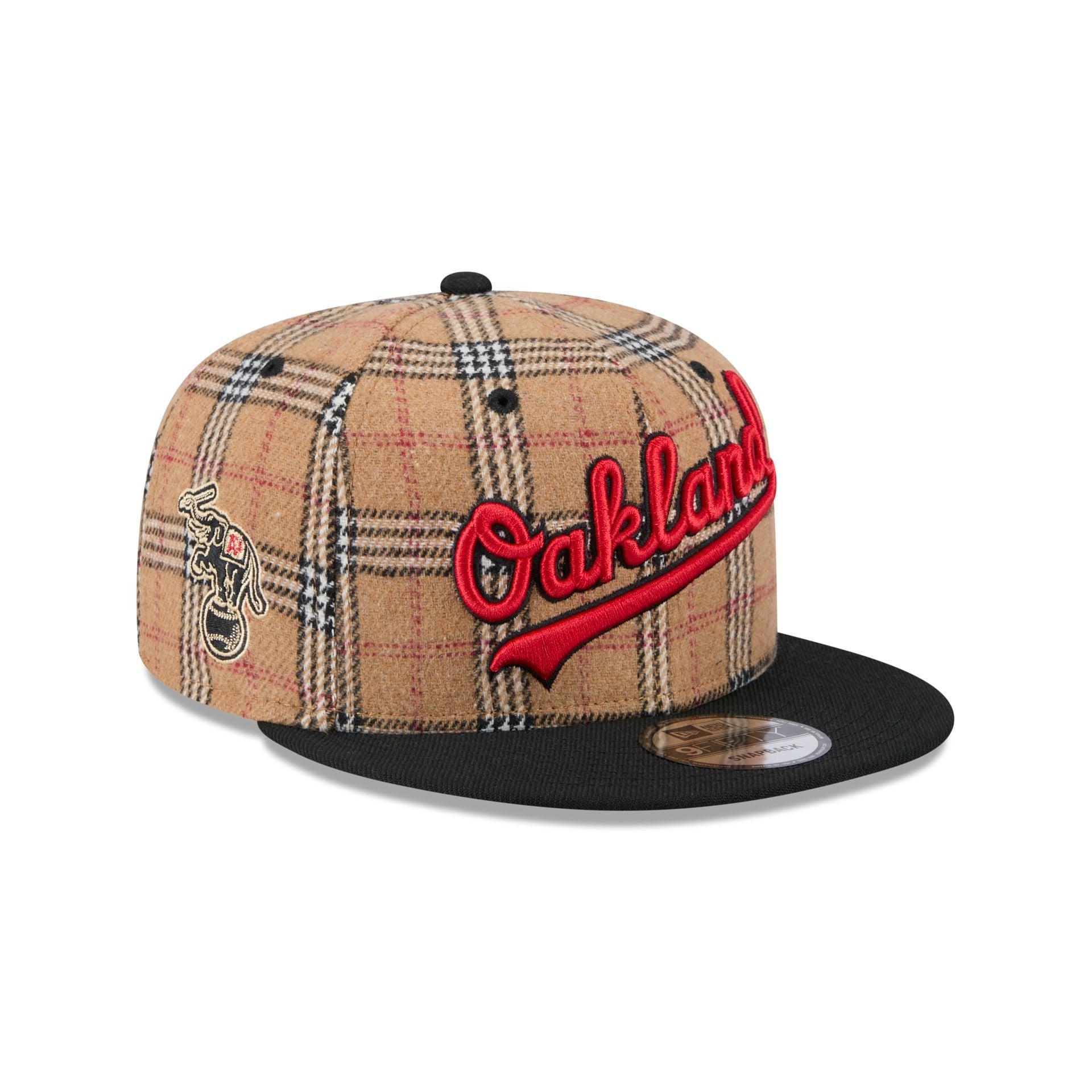 Boston Red Sox Tan Tartan 9FIFTY Snapback Hat Male Product Image