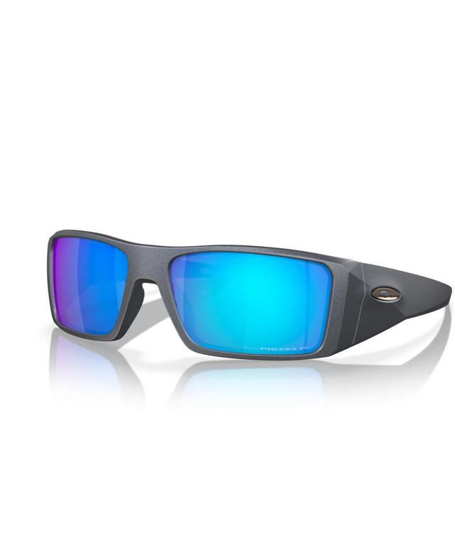 Oakley Mens Heliostat Clear Polarized Rectangle Sunglasses Product Image