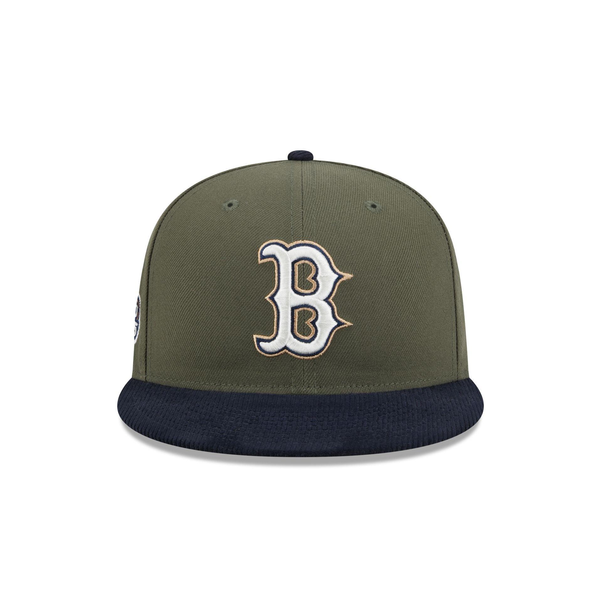 Boston Red Sox Olive Green 59FIFTY Fitted Hat Male Product Image