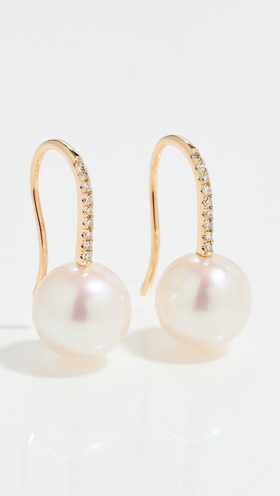 EF Collection Pearl Ball Drop Earrings | Shopbop Product Image