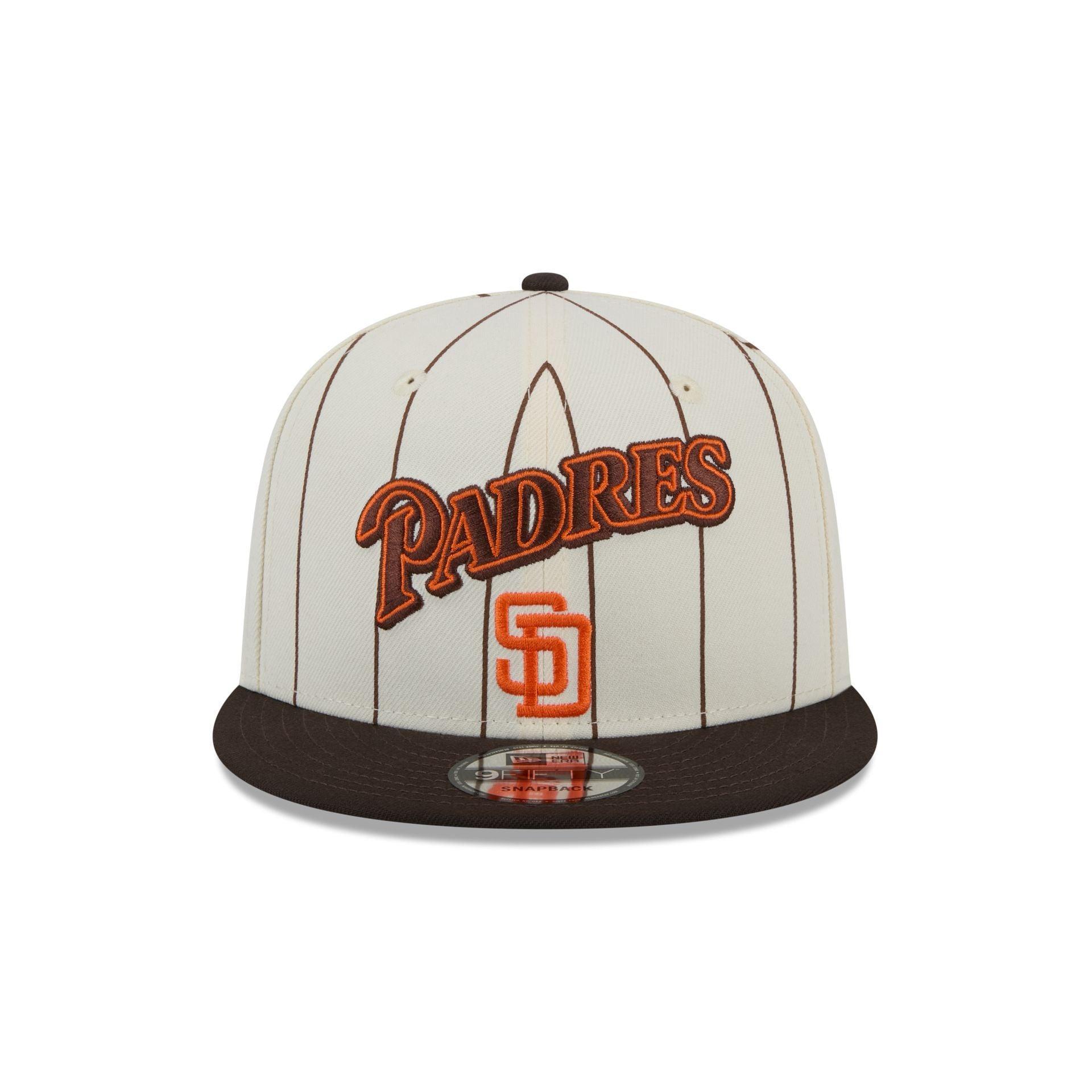 San Diego Padres Jersey Pinstripe 9FIFTY Snapback Hat Male Product Image