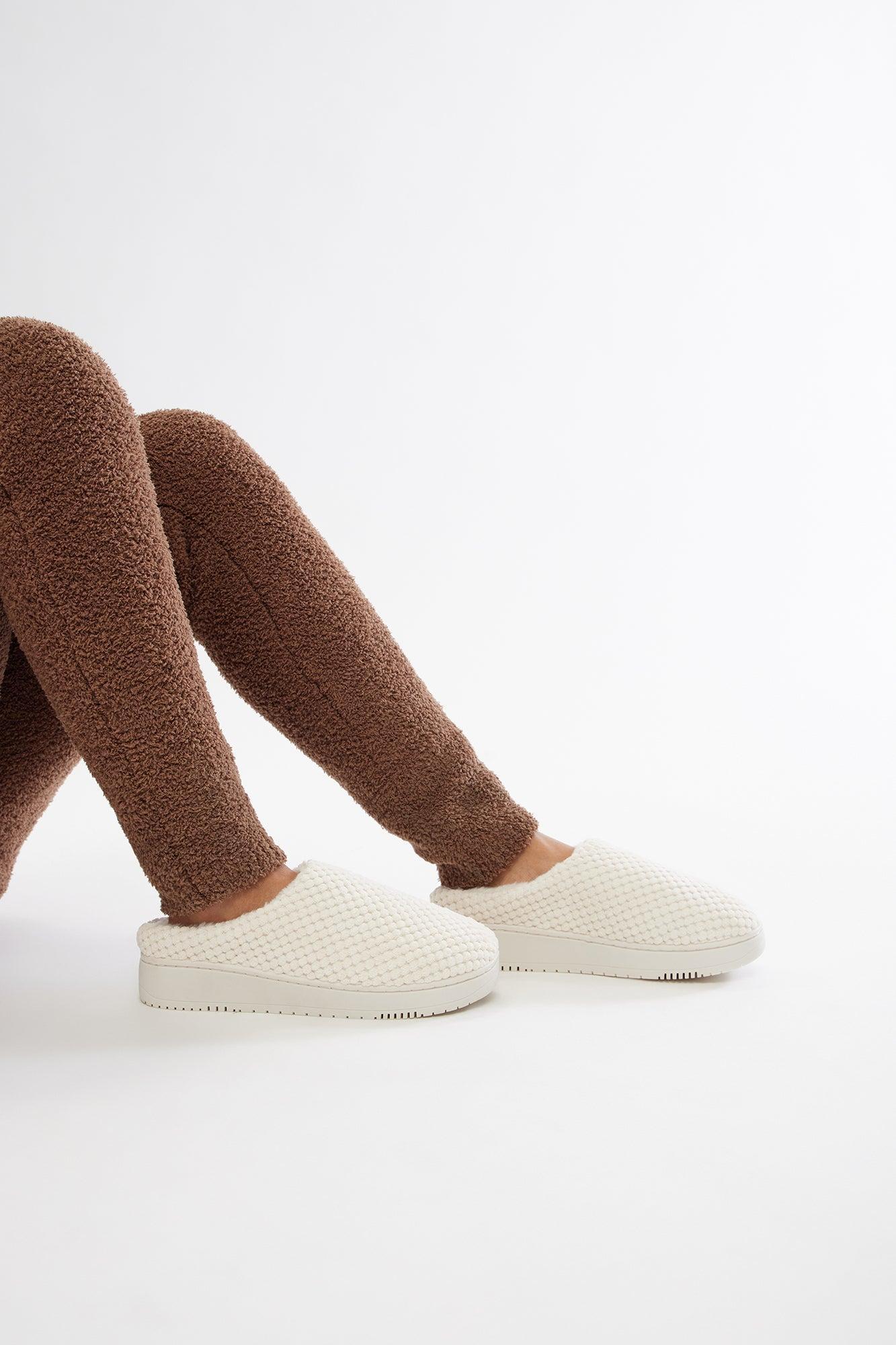 Stay Close Platform Slippers - Ivory Product Image