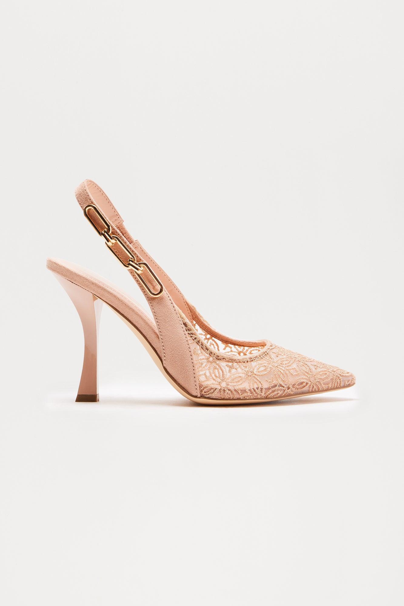 Elvera Slingback Pumps - Nude Product Image