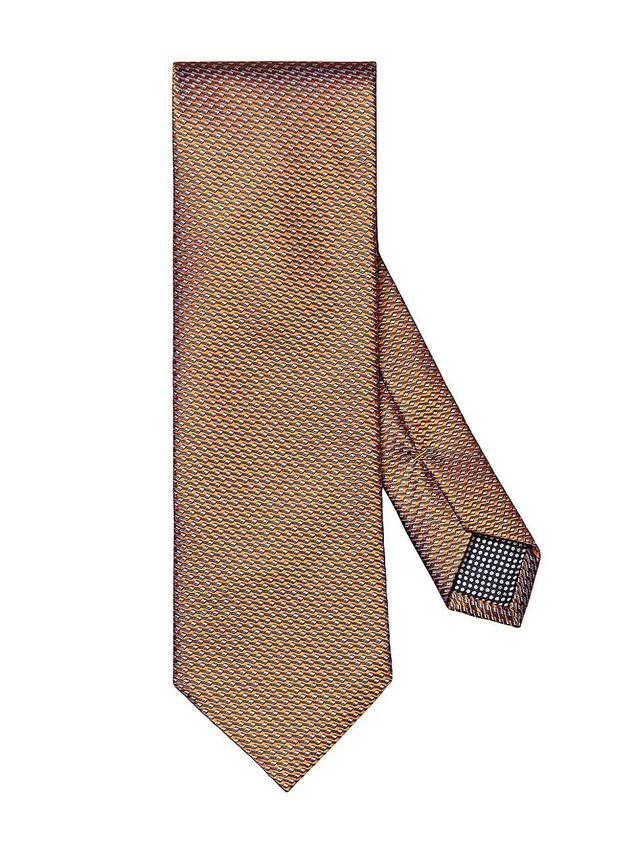 Mens Geometric Silk Tie Product Image