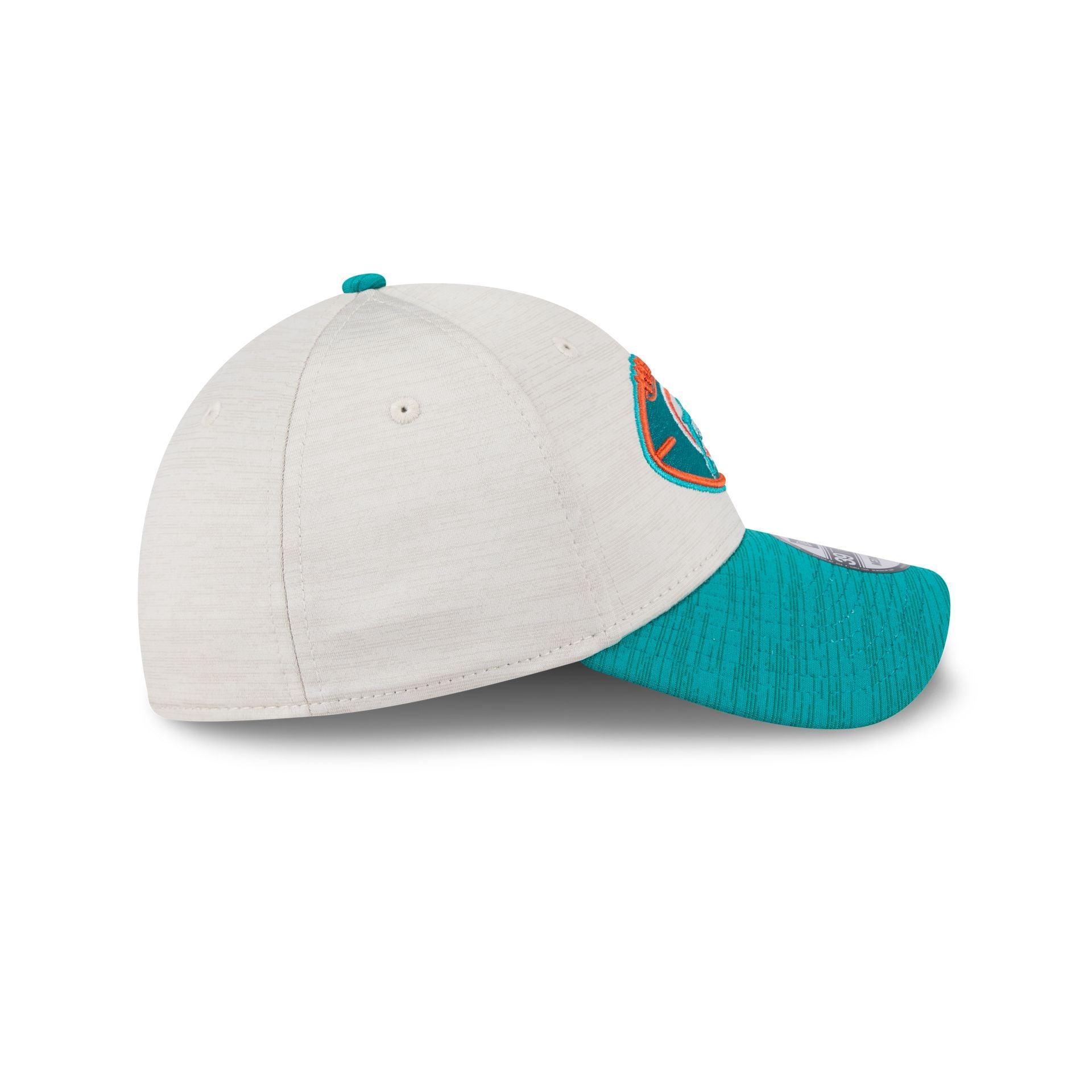 Miami Dolphins 2024 Historic Sideline 39THIRTY Stretch Fit Hat Male Product Image