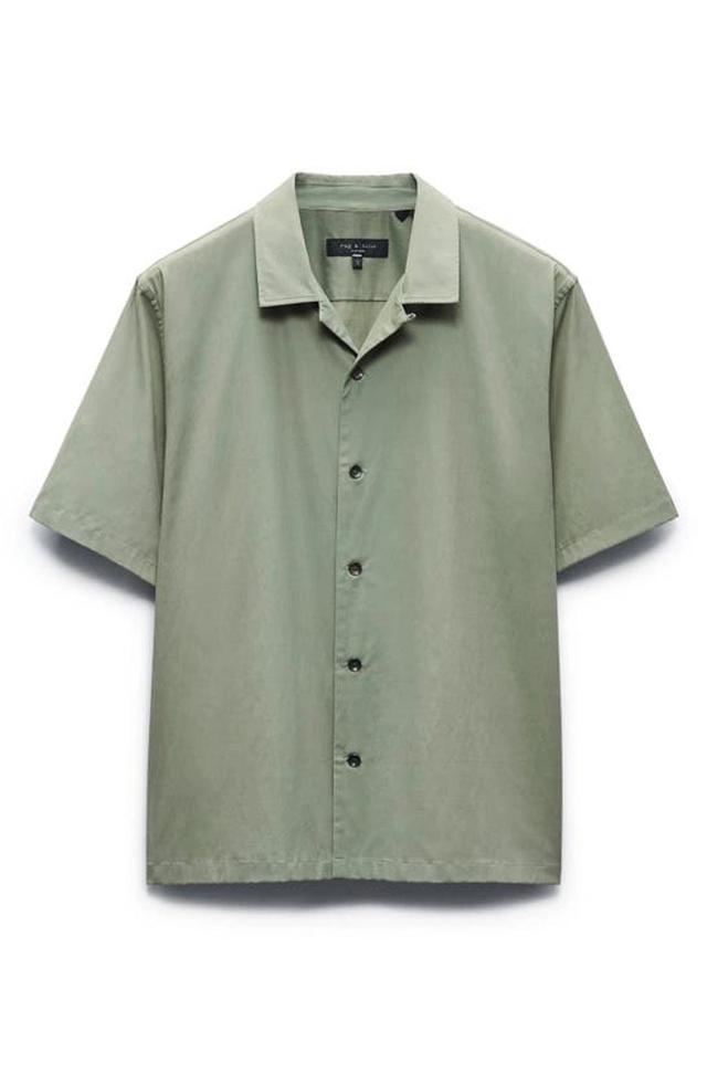 Avery Short Sleeve Button-up Shirt In Lichen Product Image