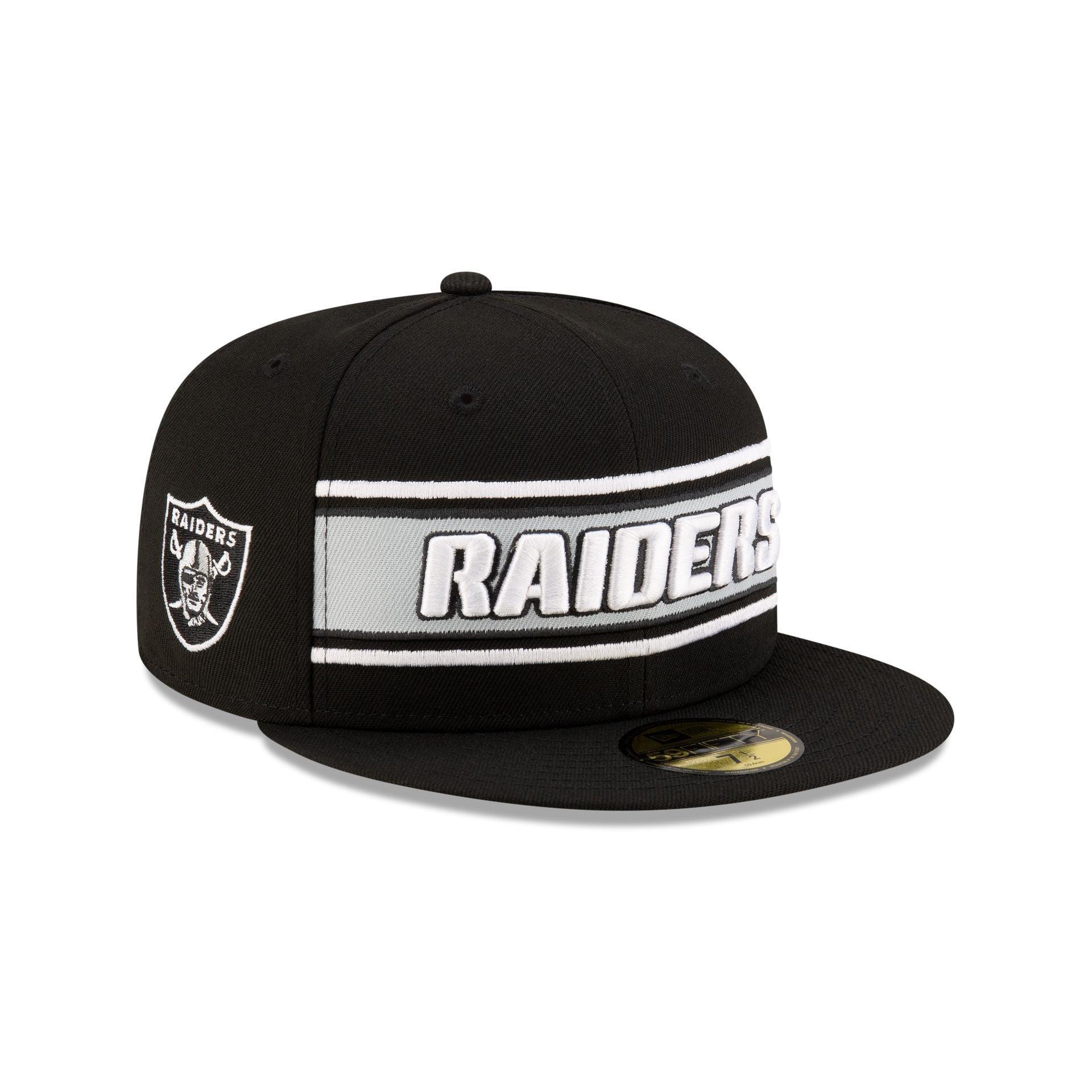 Las Vegas Raiders 2024 Sideline Black 59FIFTY Fitted Hat Male Product Image