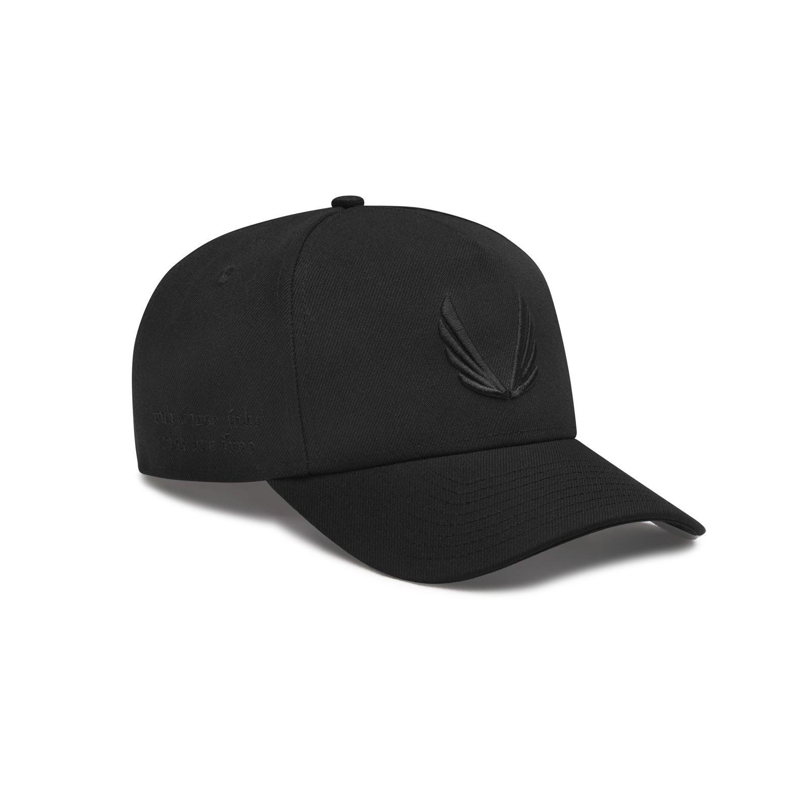 New Era® 9Forty® A-Frame Hat - Black/Black Product Image