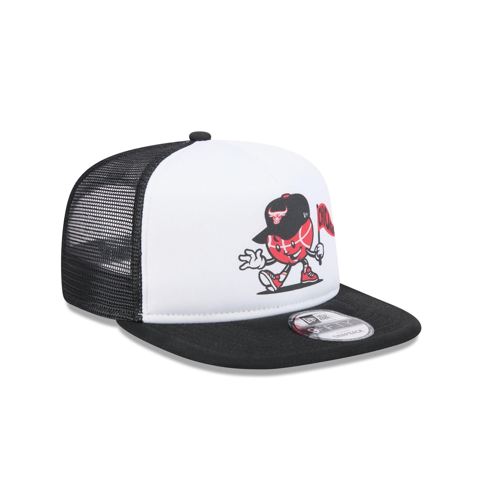 Chicago Bulls Court Sport 9FIFTY A-Frame Trucker Hat Male Product Image