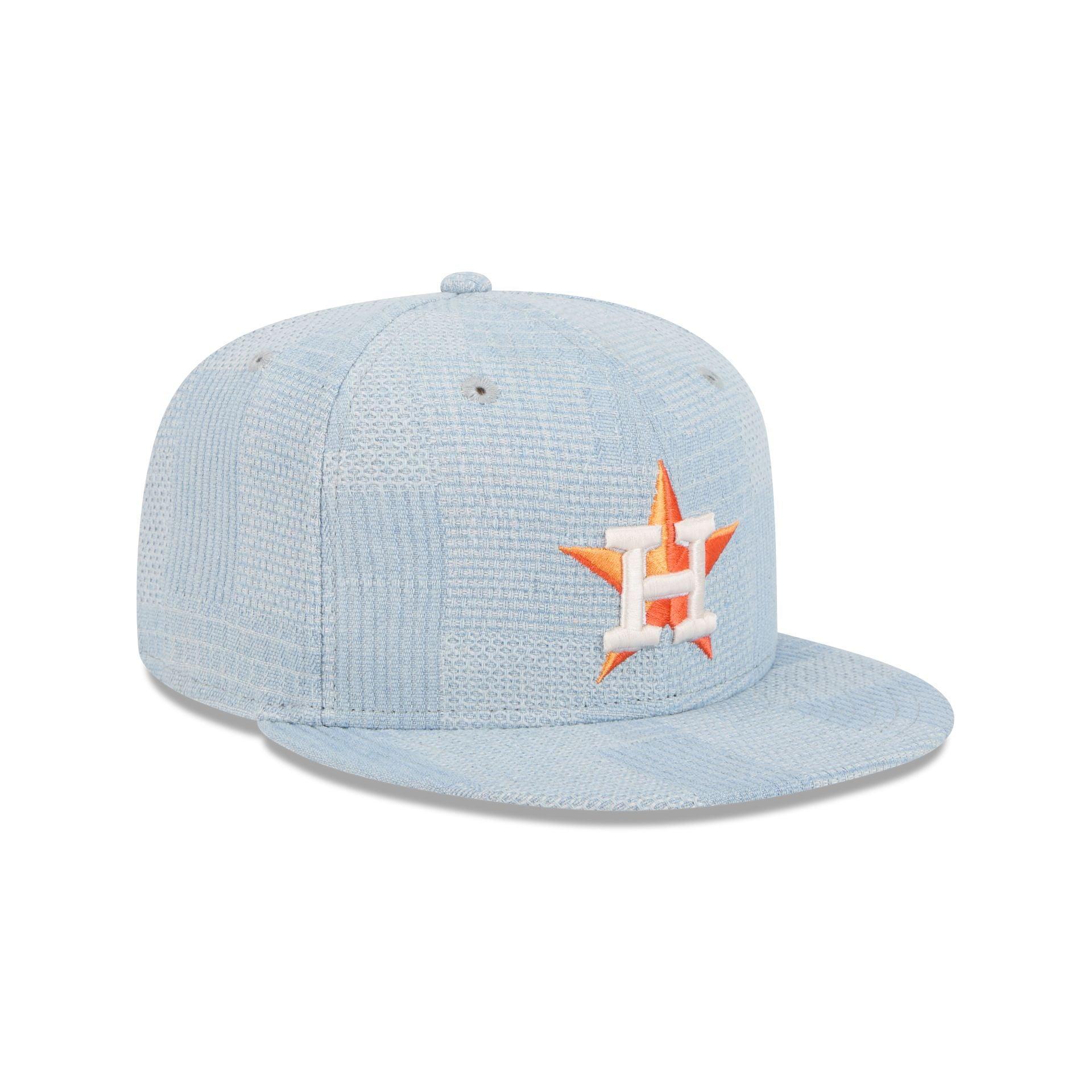 Houston Astros Denim Patchwork 9FIFTY Snapback Hat Male Product Image