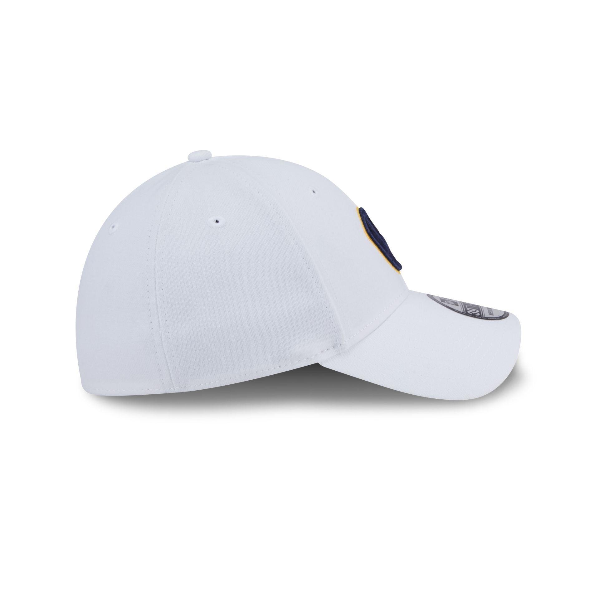 Milwaukee Brewers Optic White 39THIRTY Stretch Fit Hat Male Product Image