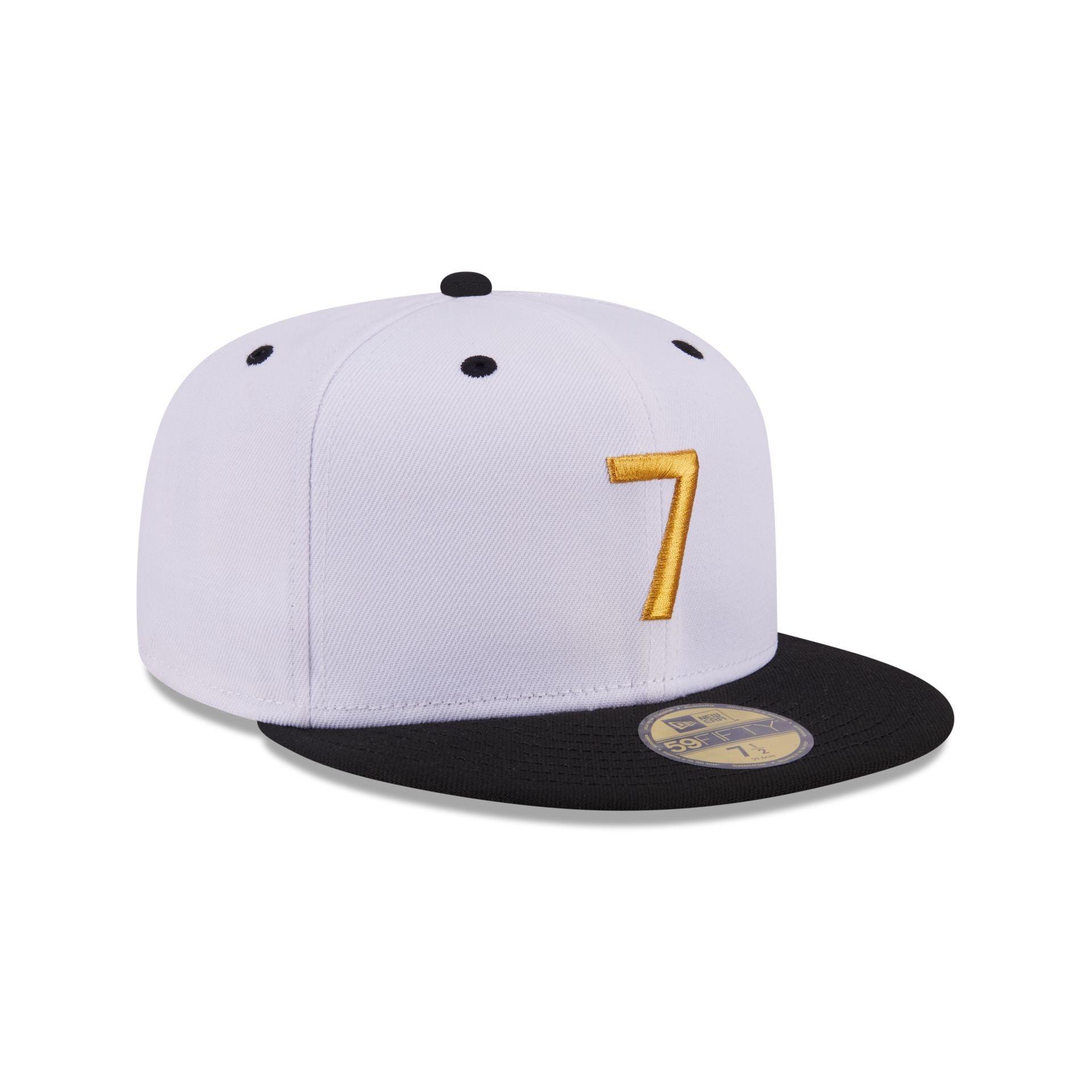 New Era Cap Signature Size 7 White 59FIFTY Fitted Male Product Image