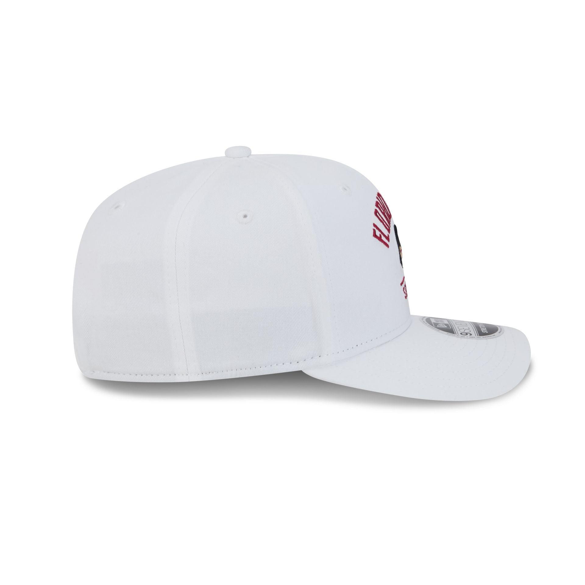 Florida State Seminoles Optic White 9SEVENTY Stretch-Snap Hat Male Product Image