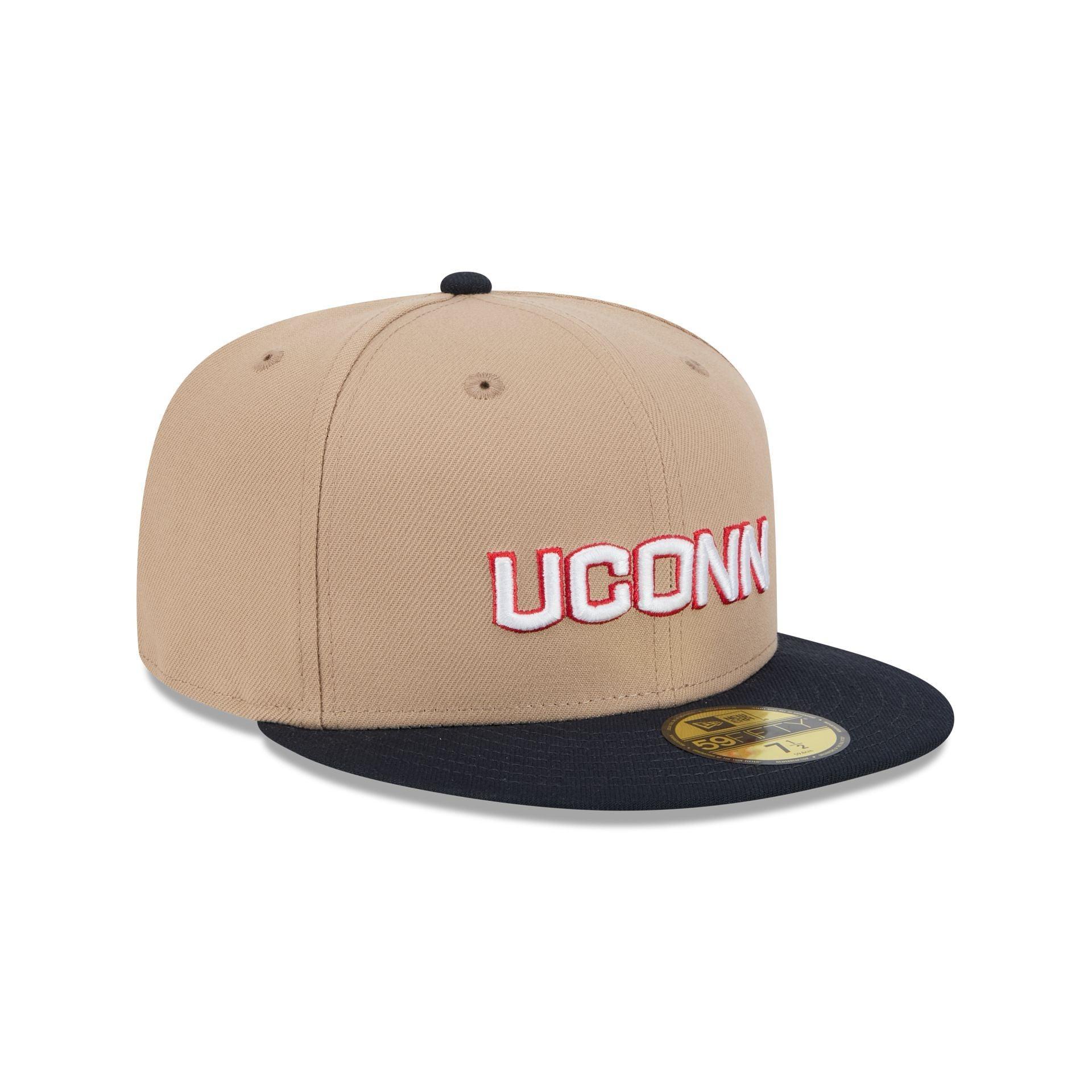 Connecticut Huskies Camel 59FIFTY Fitted Hat Male Product Image