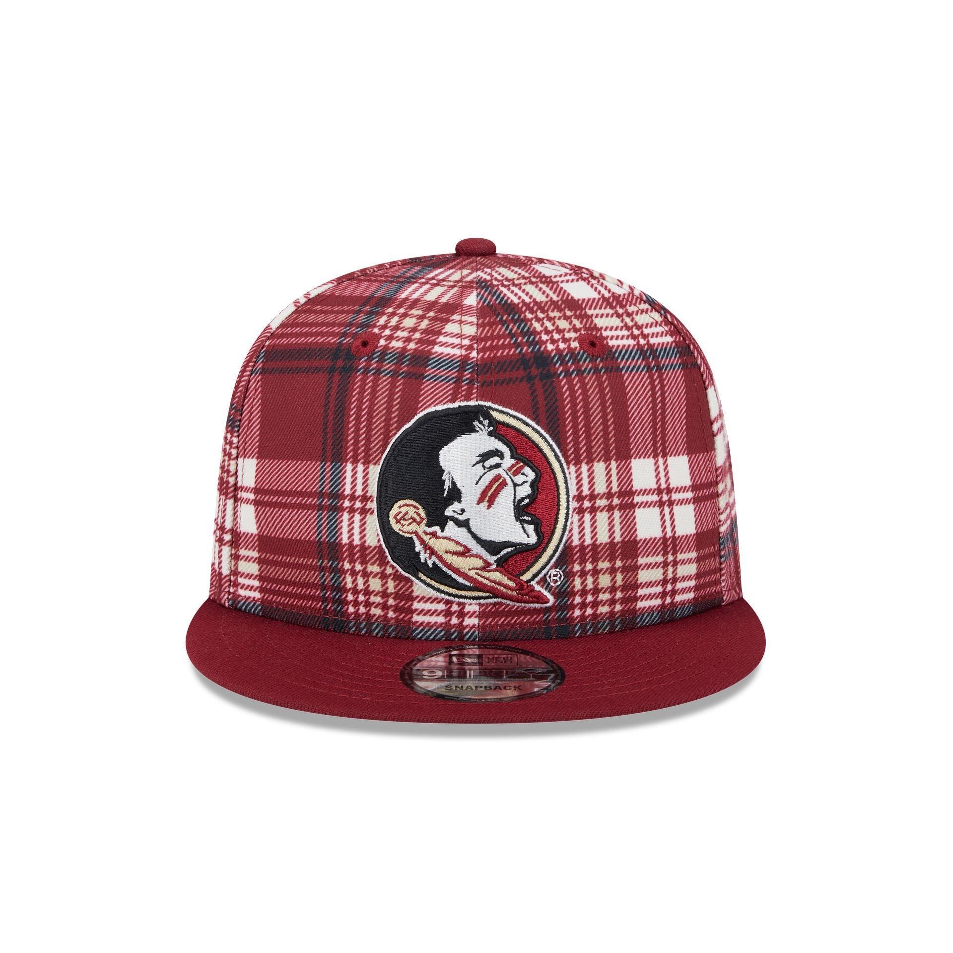 Florida State Seminoles Plaid 9FIFTY Snapback Hat Male Product Image